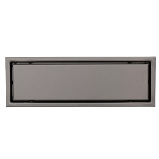 Rejilla de Piso Cuadrada 30*10cm Gris Invisible