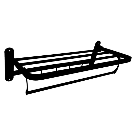 Toallero Hotelero para Baño Acero 304 Negro