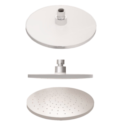 Ducha Regadera Redonda en ABS 22cm Espejo