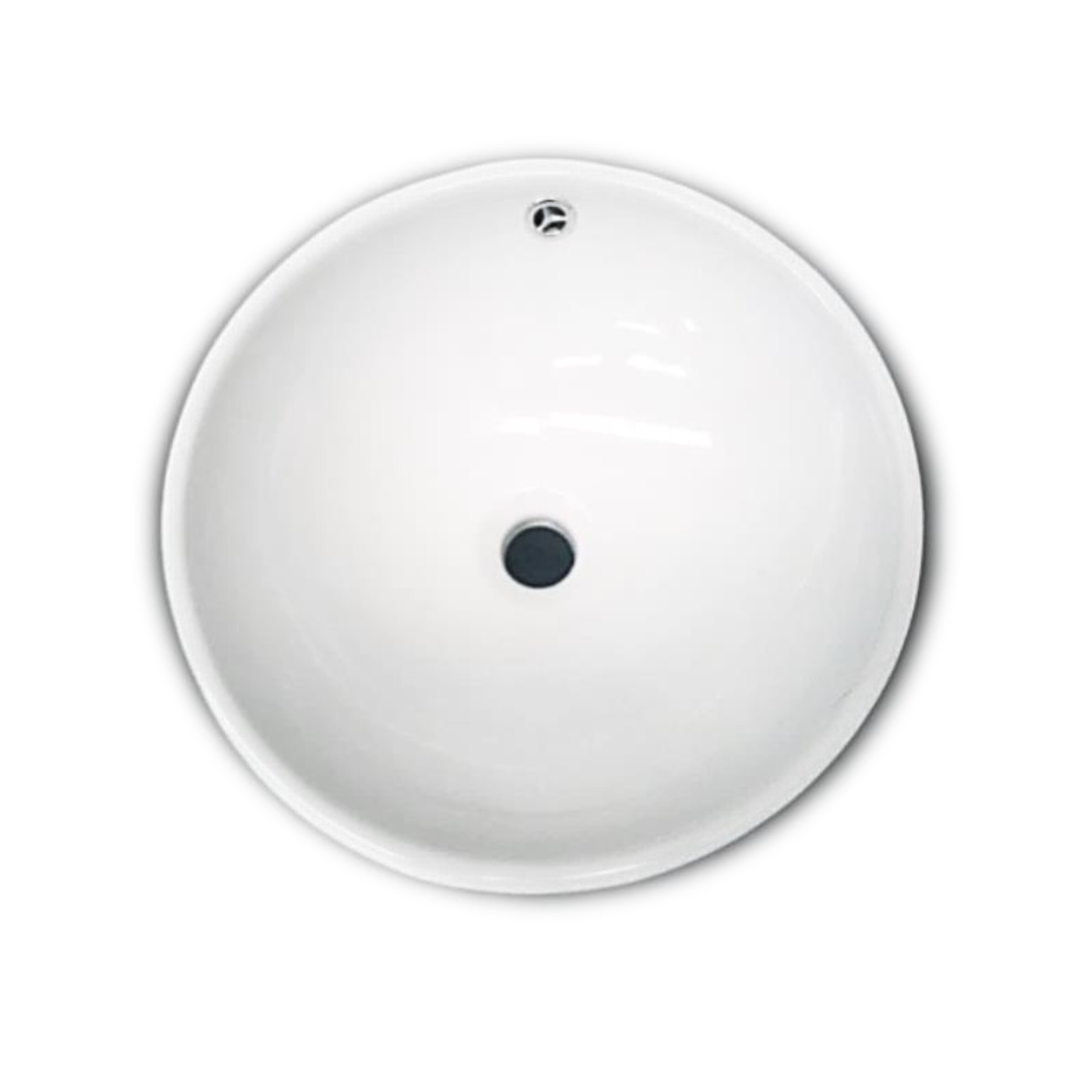 Lavamanos de Sobreponer en Ceramica con Rebose 38cm