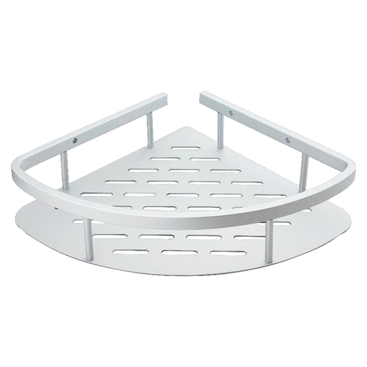 Repisa Esquinera para Baño Silver Aluminio