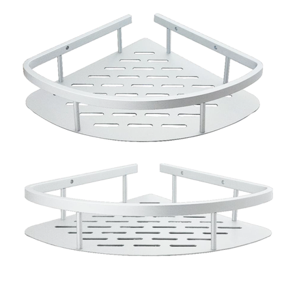 Repisa Esquinera para Baño Silver Aluminio