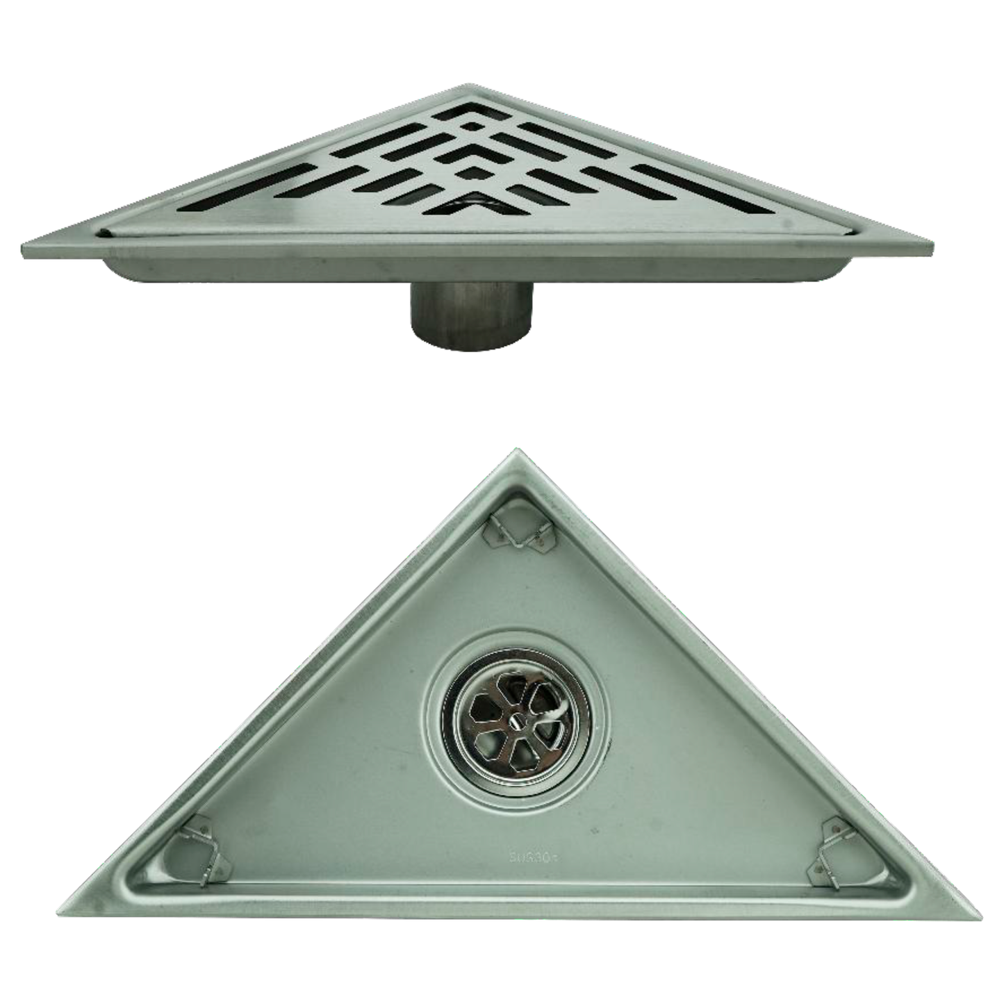 Rejilla de Piso Ranurada Triangular 20cm Acero