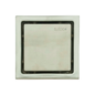 Rejilla de Piso Cuadrada 10cm Plateada Satinada Invisible