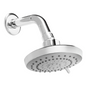 Regadera Ducha Redonda 12cm Plateada Cromada 5 Funciones