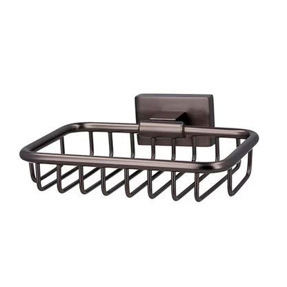 Jabonera para Baño Cuadrada Grafito Austral Rubo