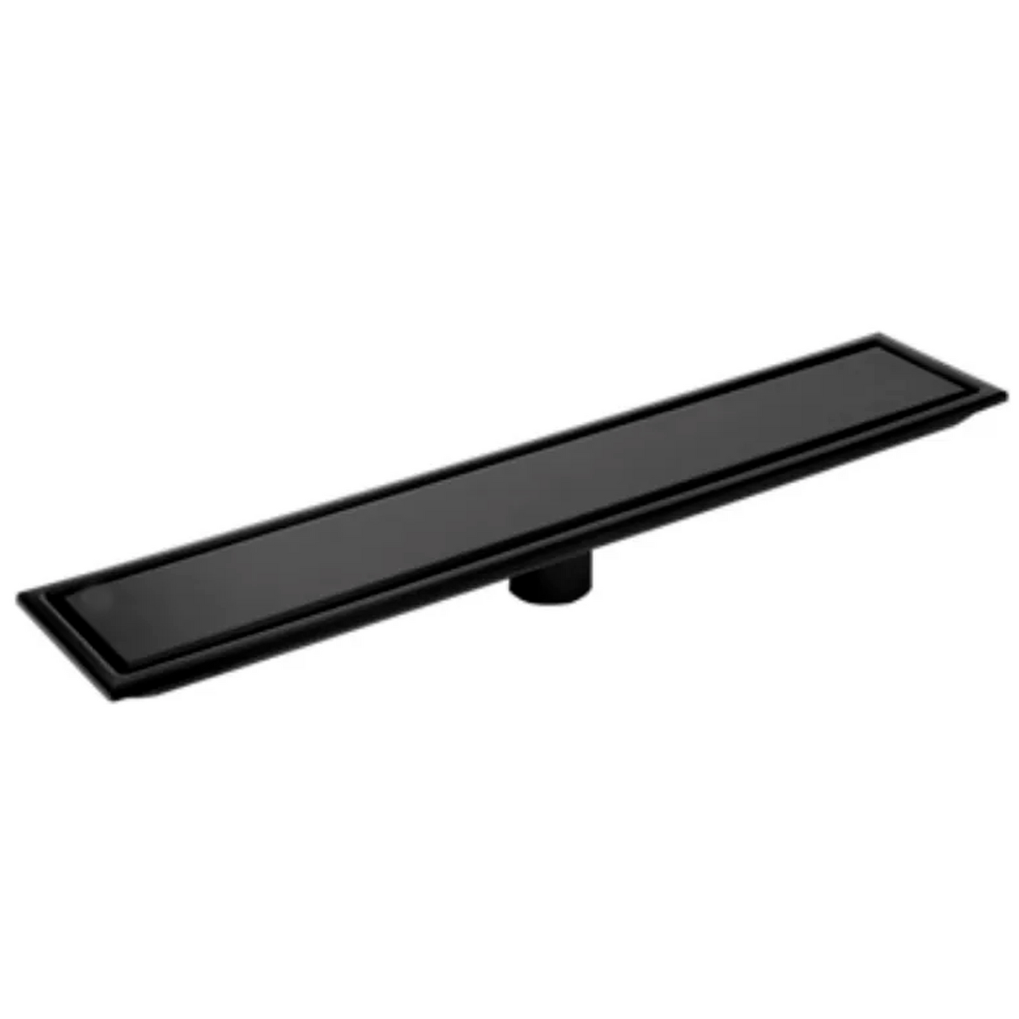 Rejilla de Piso Invisible 50*10cm Antiolor Negro Mate