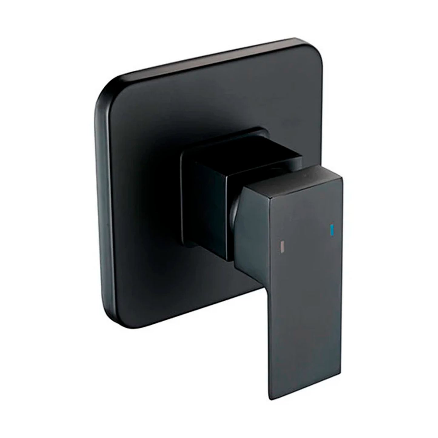 Mezclador Ducha Monocontrol Negro Mate Cuadrado Priego