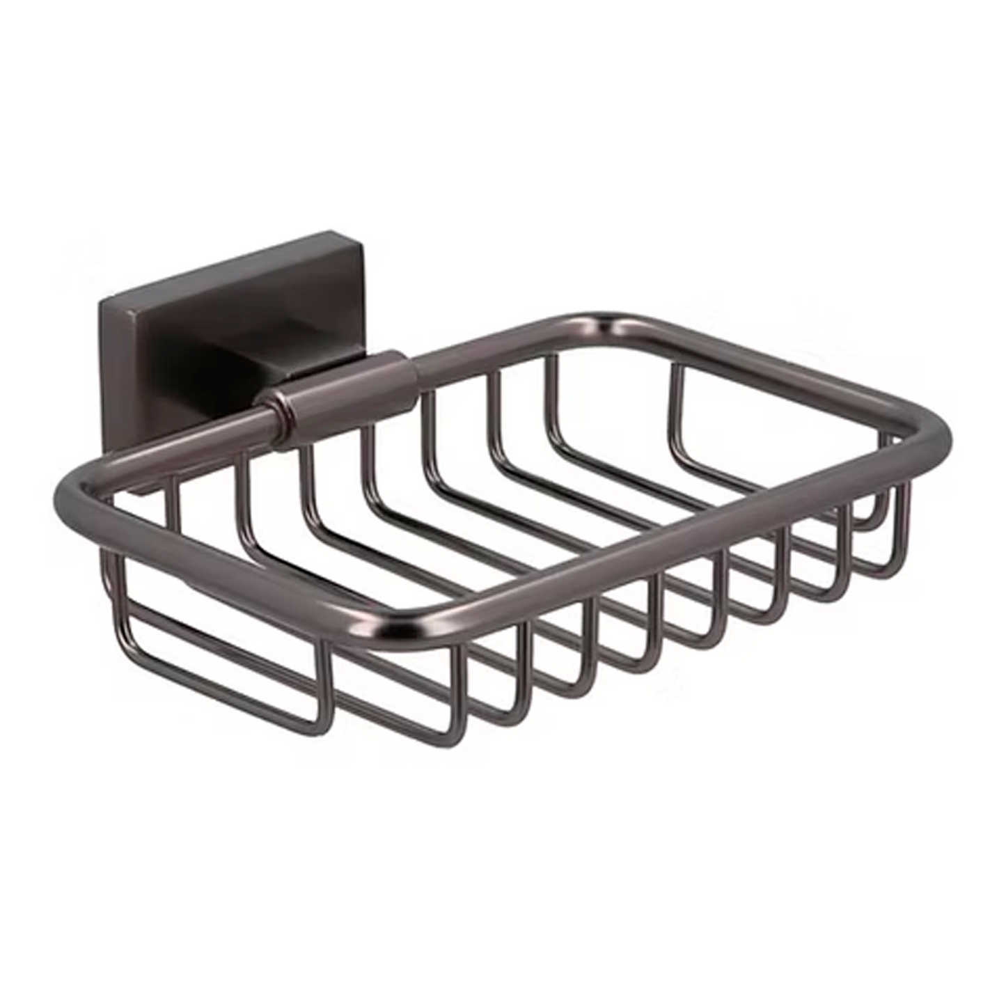 Jabonera para Baño Cuadrada Grafito Austral Rubo
