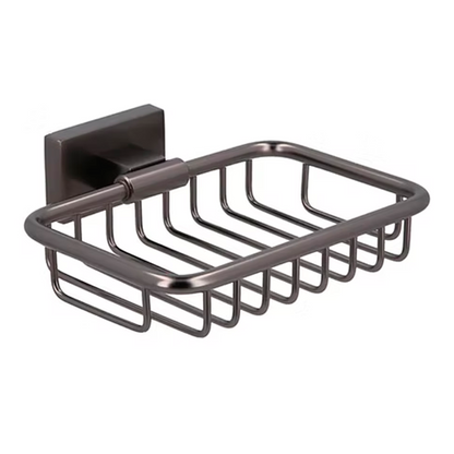 Jabonera para Baño Cuadrada Grafito Austral Rubo