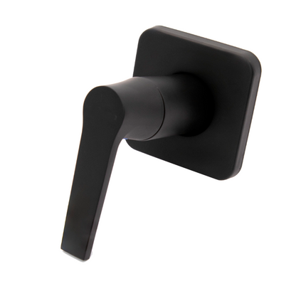 Registro para Ducha Acero Inoxidable Cuadrado Negro Mate