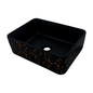 Lavamanos Sobreponer Rectangular 41x31x12 cm Negro Thunder