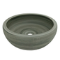 Lavamanos Sobreponer Redondo Gris Espiral 40cm
