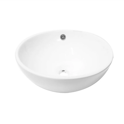 Lavamanos de Sobreponer en Ceramica con Rebose 38cm