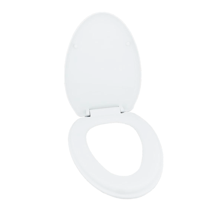 Asiento Sanitario Caida Lenta Alongada Blanca