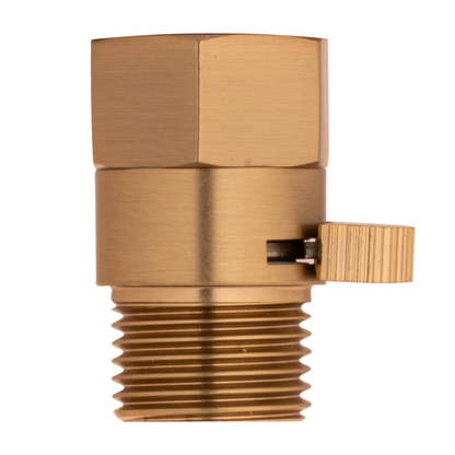 Registro de Paso Brushed Gold en Bronce