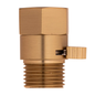 Registro de Paso Brushed Gold en Bronce