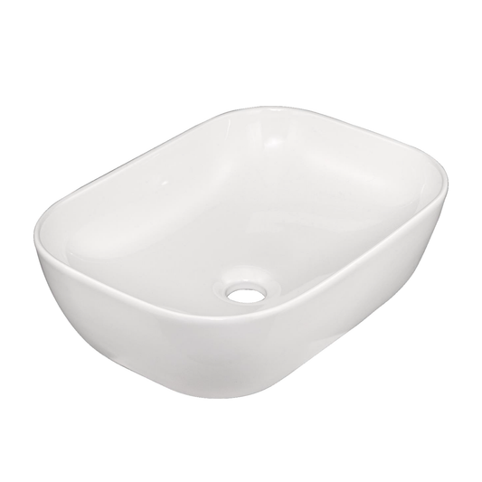 Lavamanos Blanco Sobreponer Blanco Rectangular Ov 43*33cm