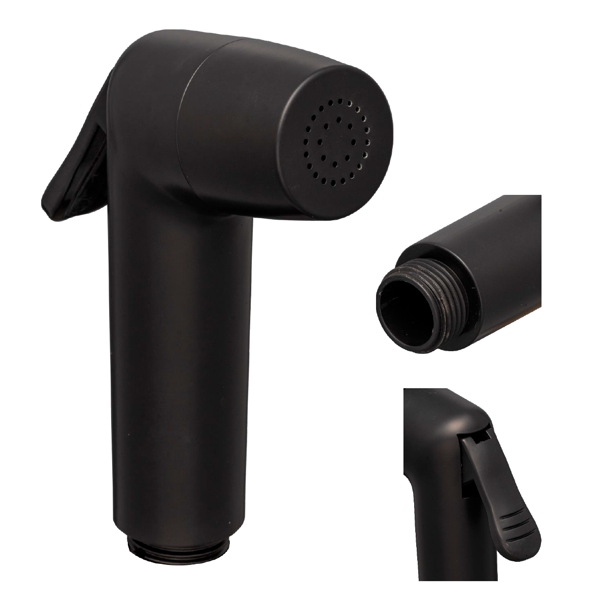 Ducha Bidet en ABS Negro Mate Redonda