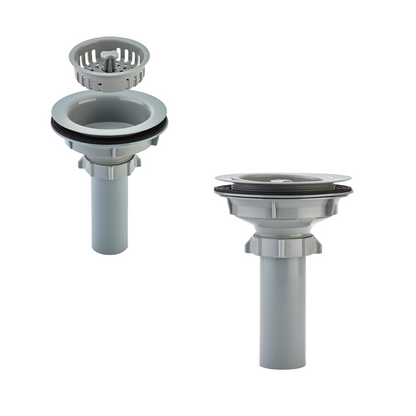 Canastilla Para Lavaplatos Plastico Cromo 4" GRIVAL