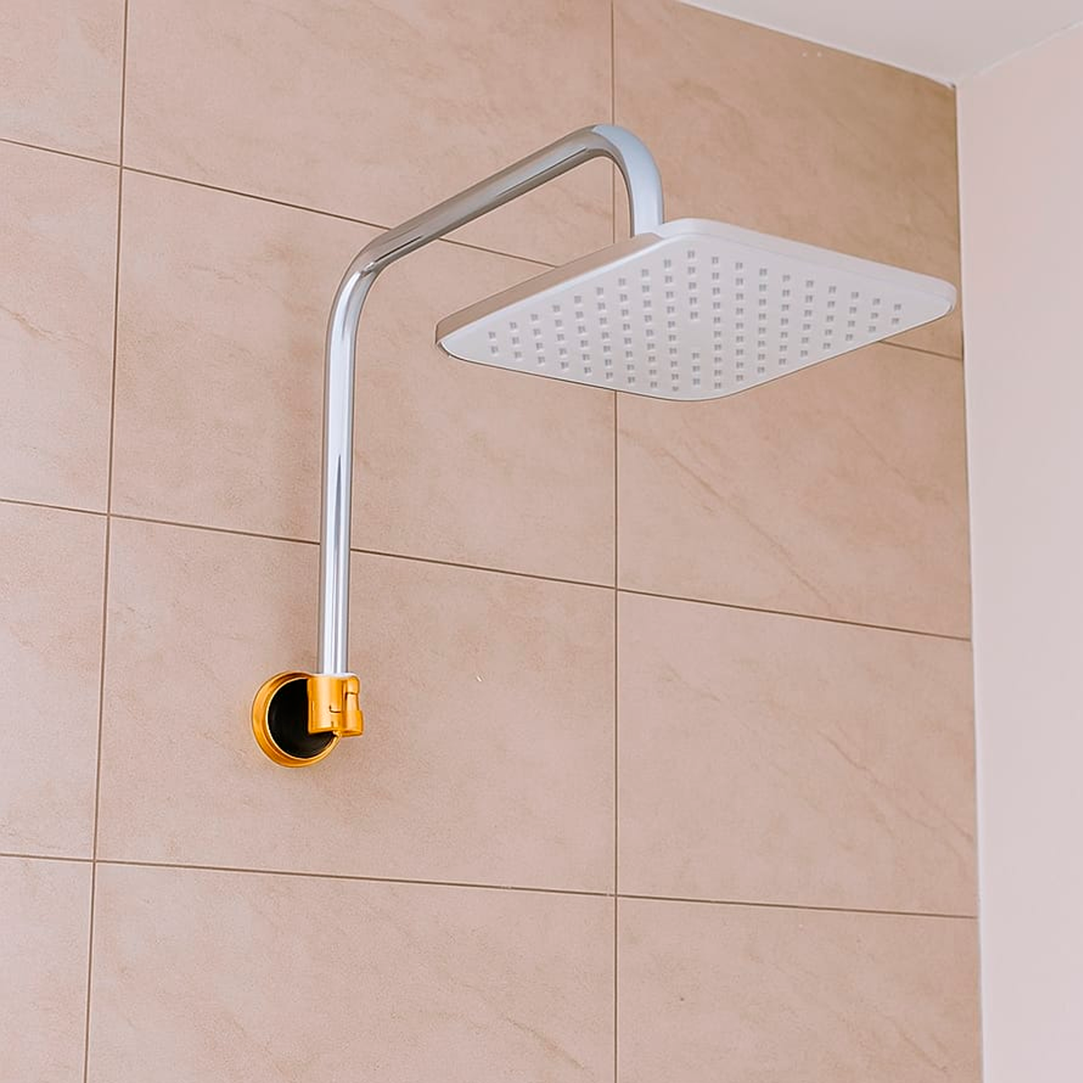 Ducha Regadera Cuadrada ABS Sistema Sellable 22x22cm