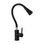 Griferia Lavaplatos Monocontrol Flexible Negro Mate Veletri