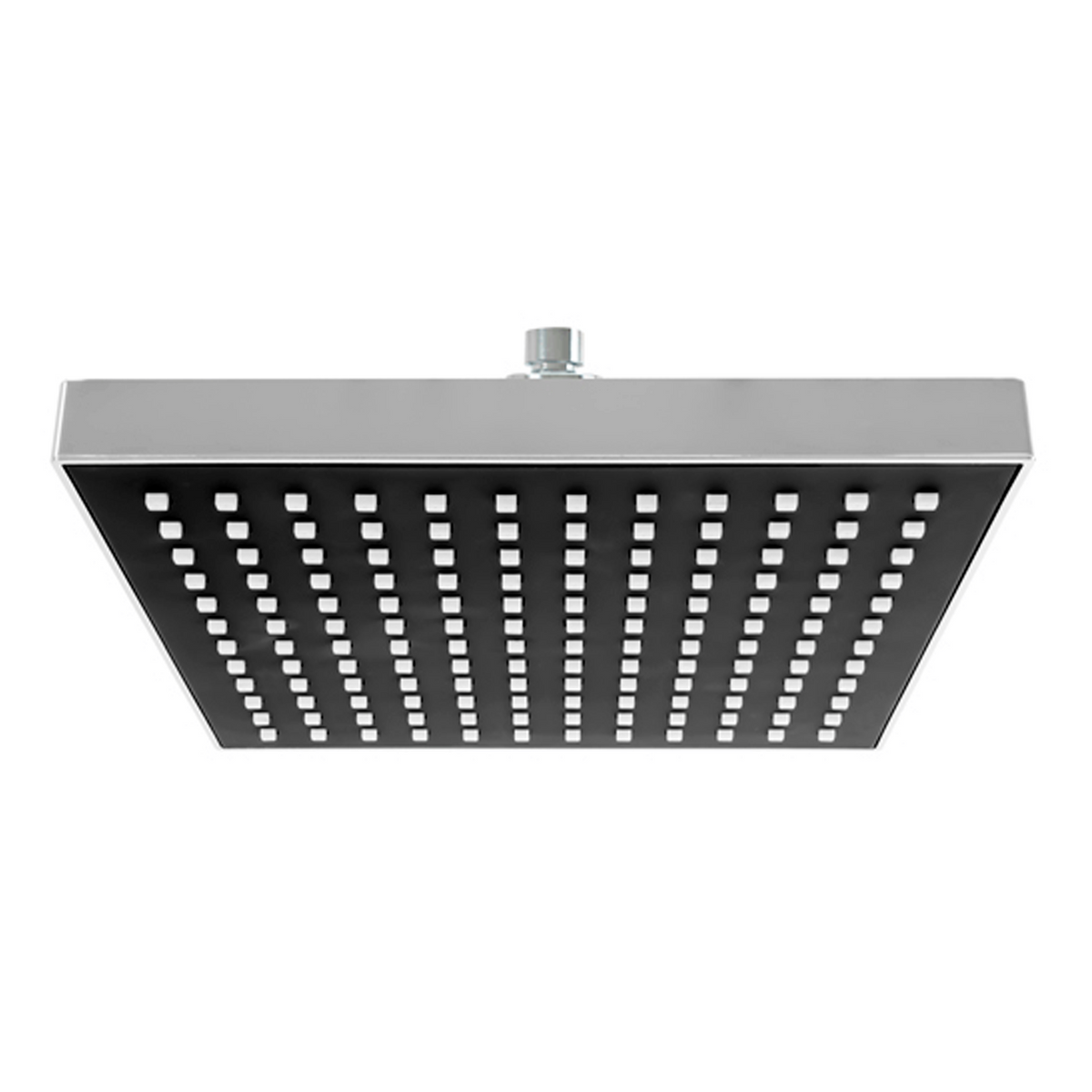 Regadera Ducha 8pulg-20cm Negro/Cromado
