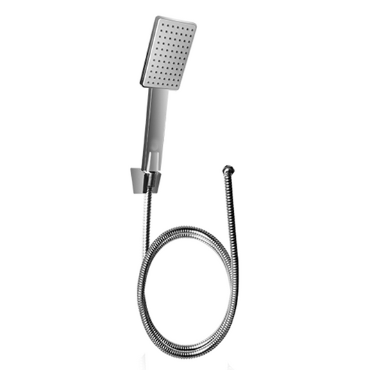 Teleducha en ABS Plateada Cromada + Soporte+Manguera 1,5m