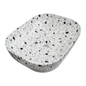 Lavamanos de Sobreponer Rectangular Terrazo Ince Blanco-negro