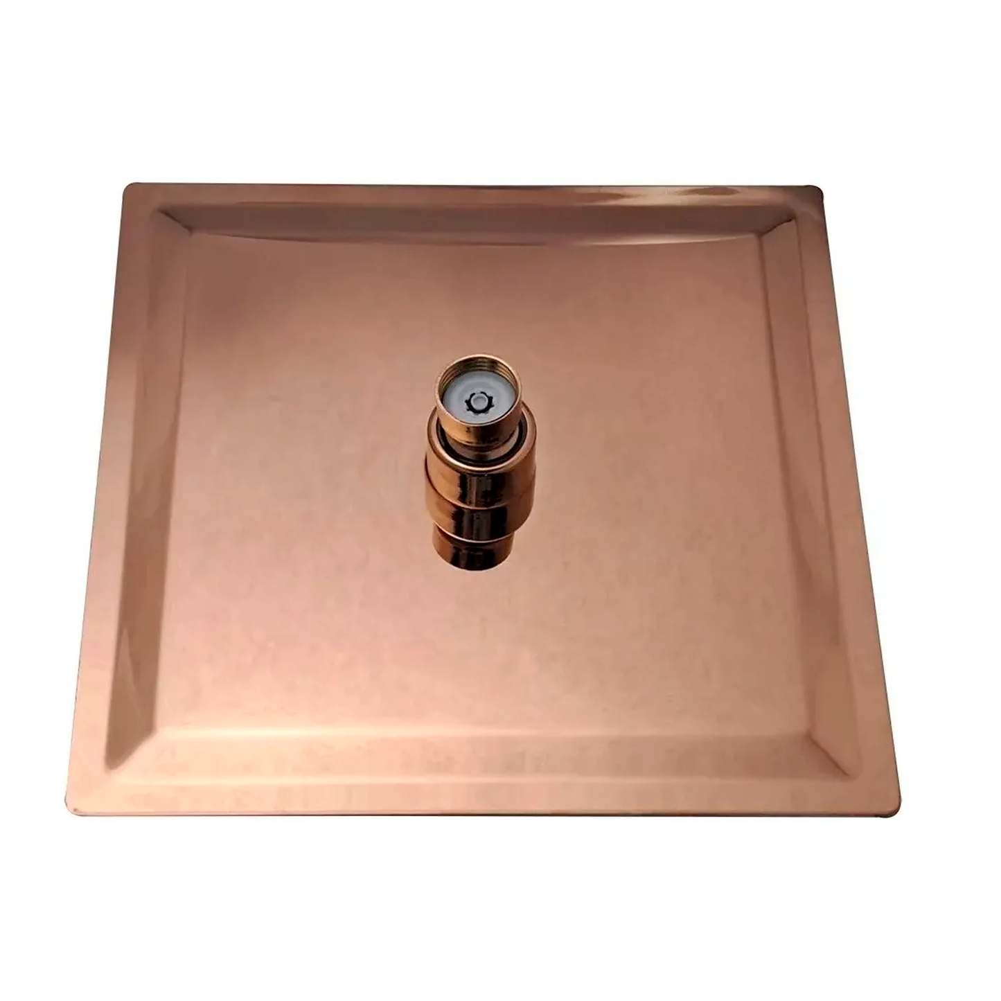 Regadera Ducha Cuadrada 20cm Oro Rosa