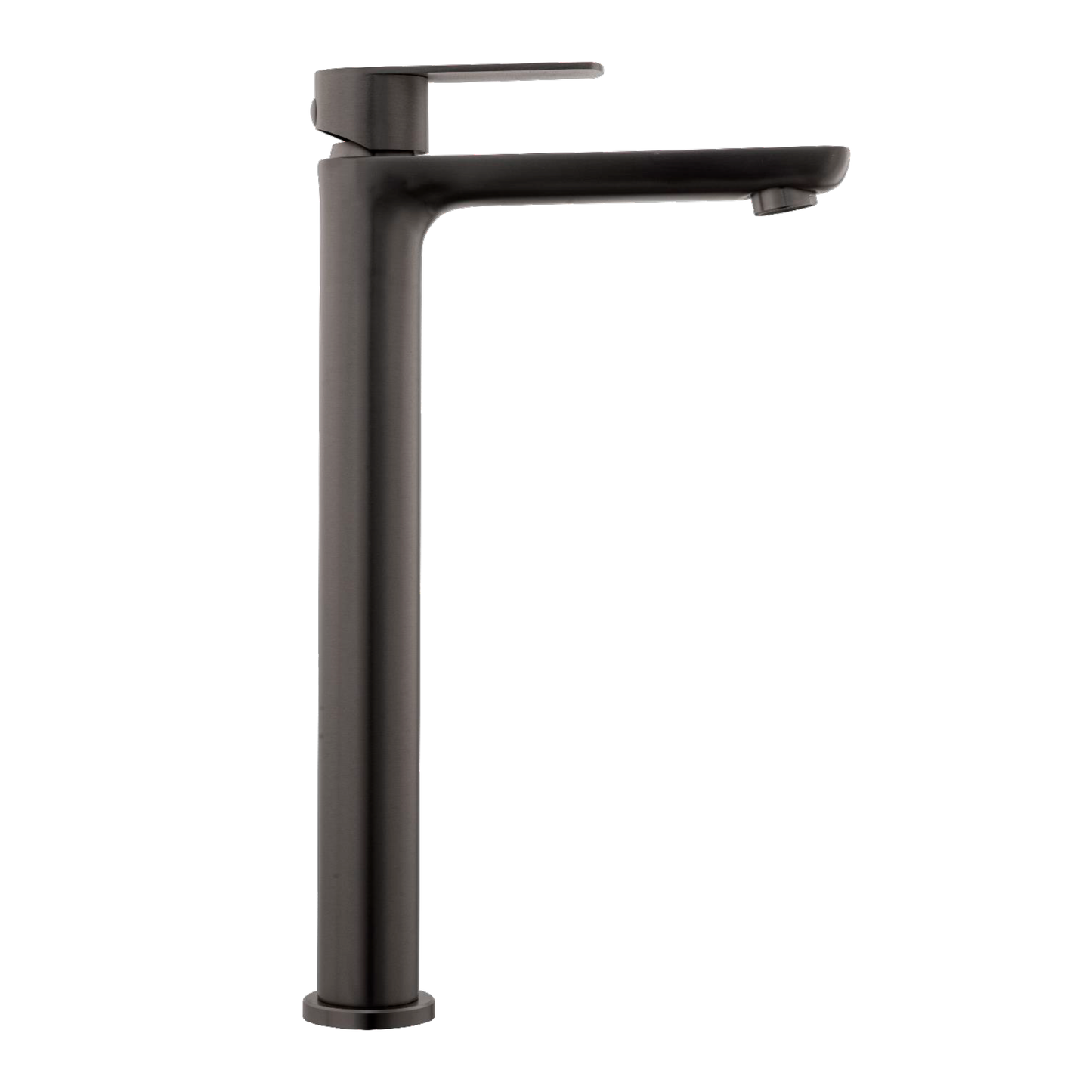 Griferia Lavamanos Agua Fria Alta Gris Sleek