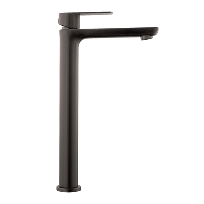 Griferia Lavamanos Agua Fria Alta Gris Sleek