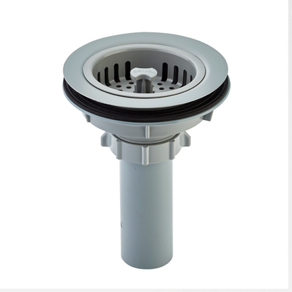 Canastilla Para Lavaplatos Plastico Cromo 4" GRIVAL