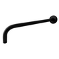 Tubo Brazo de Ducha Negro Mate 35cm Redondo