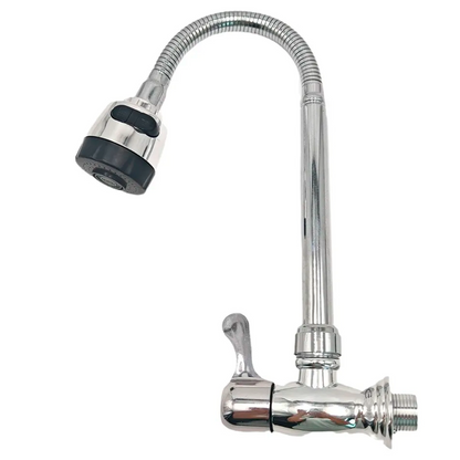 Griferia Lavaplatos Agua Fria Flexible Para Pared