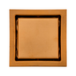 Rejilla de Piso Cuadrada 10*10cm Oro Rosa Invisible