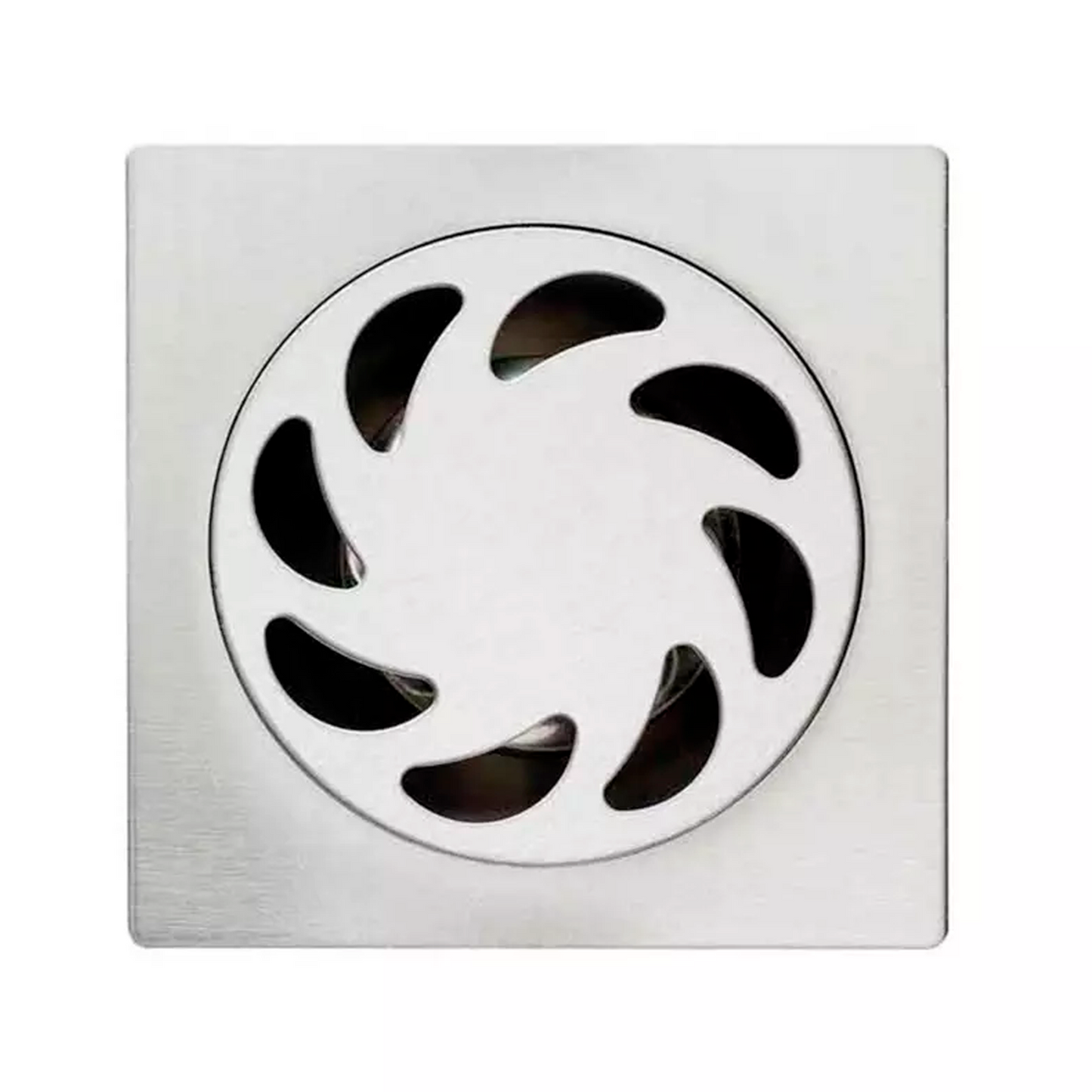 Rejilla de Ducha 10*10cm Plateada Cromada Estilo GRV