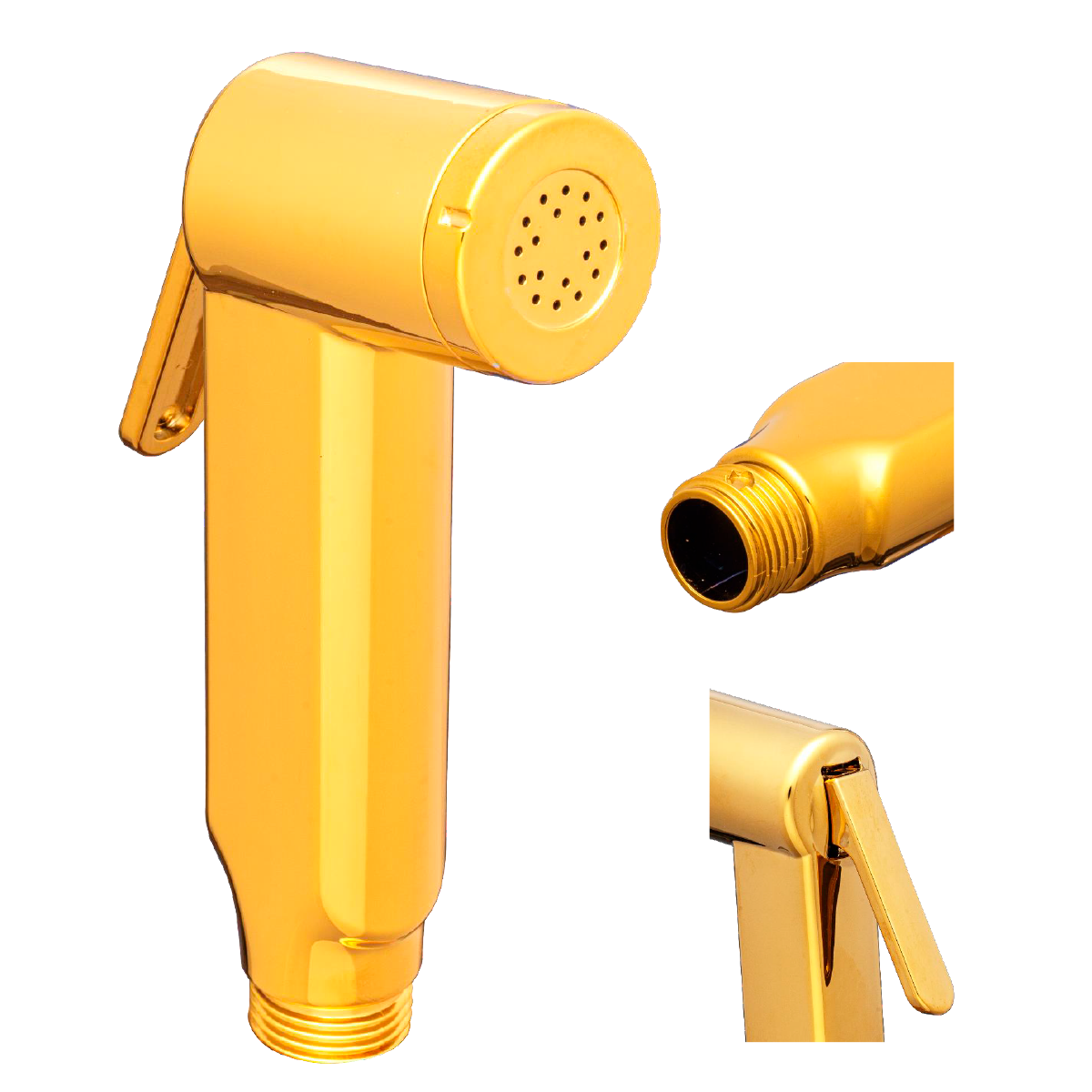 Ducha Bidet en ABS Dorado Redonda