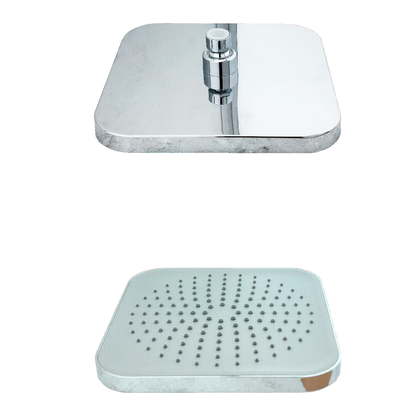 Ducha Regadera Cuadrada ABS 22x22cm