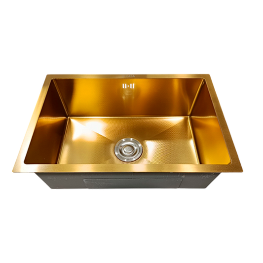 Lavaplatos en Acero 60*40cm Tipo Colmena Dorado