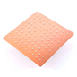 Ducha Cuadrada 20cm Oro Rosa Brillante