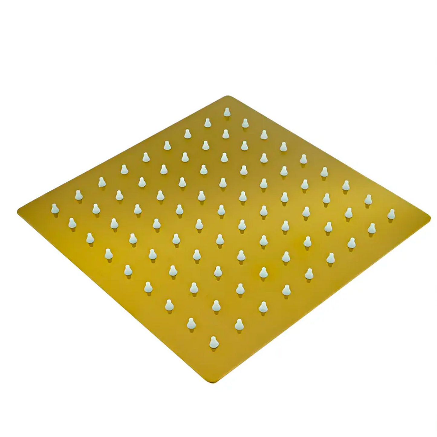 Ducha Cuadrada 20cm Dorada Brillante