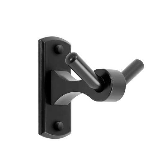 Perchero para Baño Doble en Aluminio Negro Mate