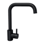 Griferia Monocontrol Lavaplatos Negro Mate Cuello 7