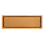 Rejilla de Piso Cuadrada 30*10cm Oro Rosa Invisible