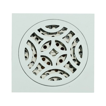 Rejilla de Piso Cuadrada 10cm Bronce China Plateado