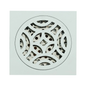 Rejilla de Piso Cuadrada 10cm Bronce China Plateado