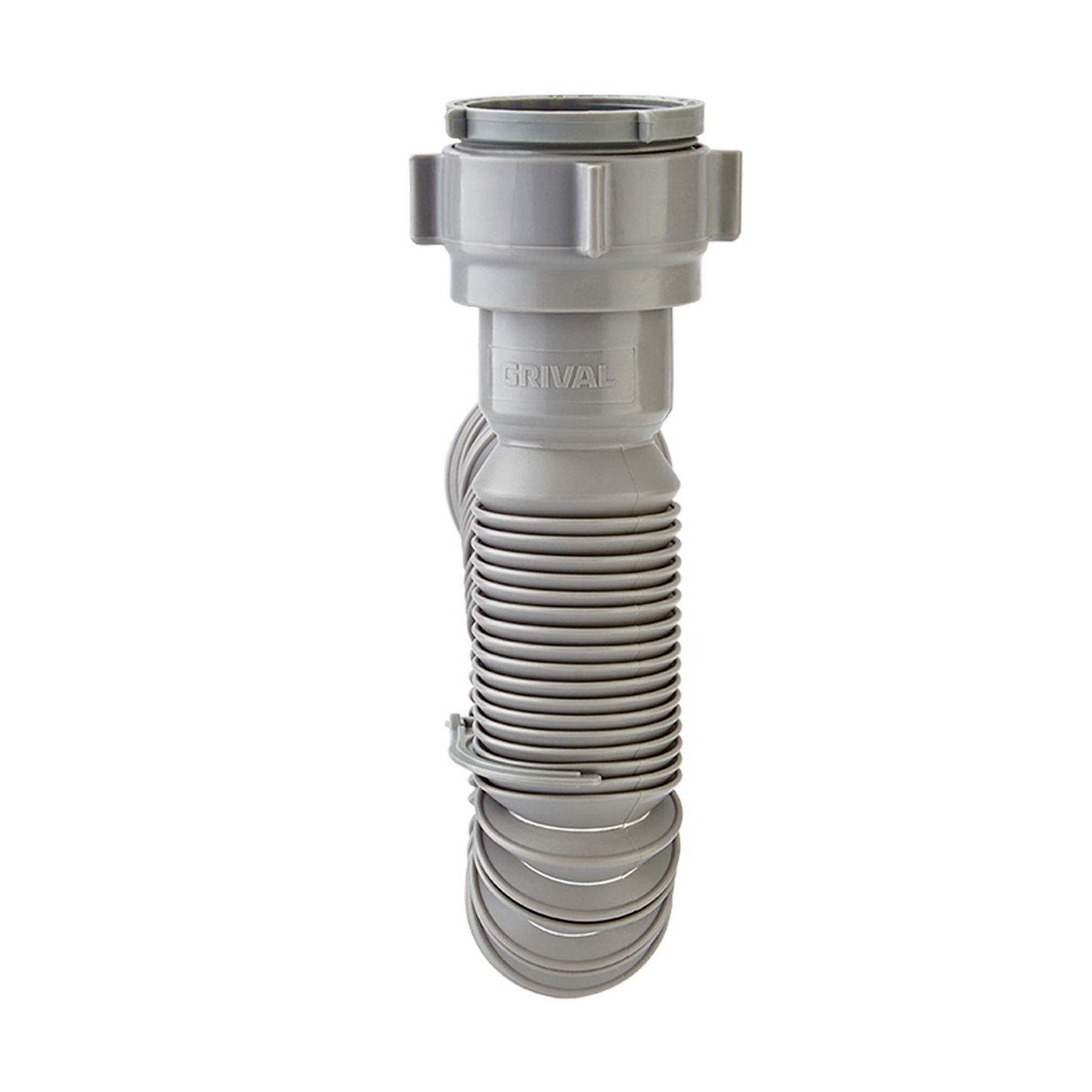 Sifón Sencillo Flexible Gris Grival