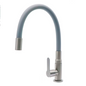 Griferia Agua Fria Lavaplatos Flexible Gris