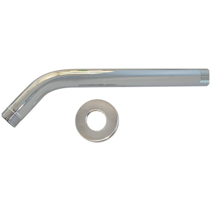 Tubo Brazo de Ducha Cromado 17cm Redondo